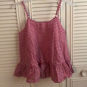 checkered tank top